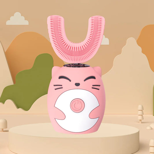 Gyermek U alakú ultrahangos elektromos fogkefe